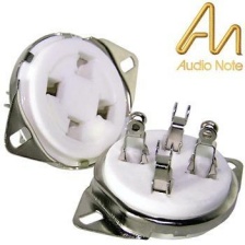 AN 4 pin valve base - SILVER, CHASSIS MOUNT